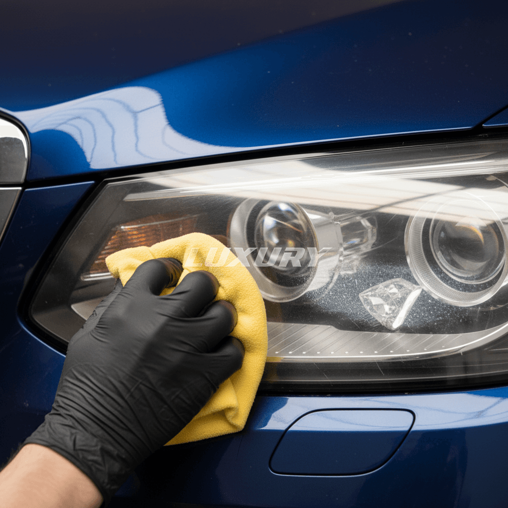Headlight and taillight restoration service