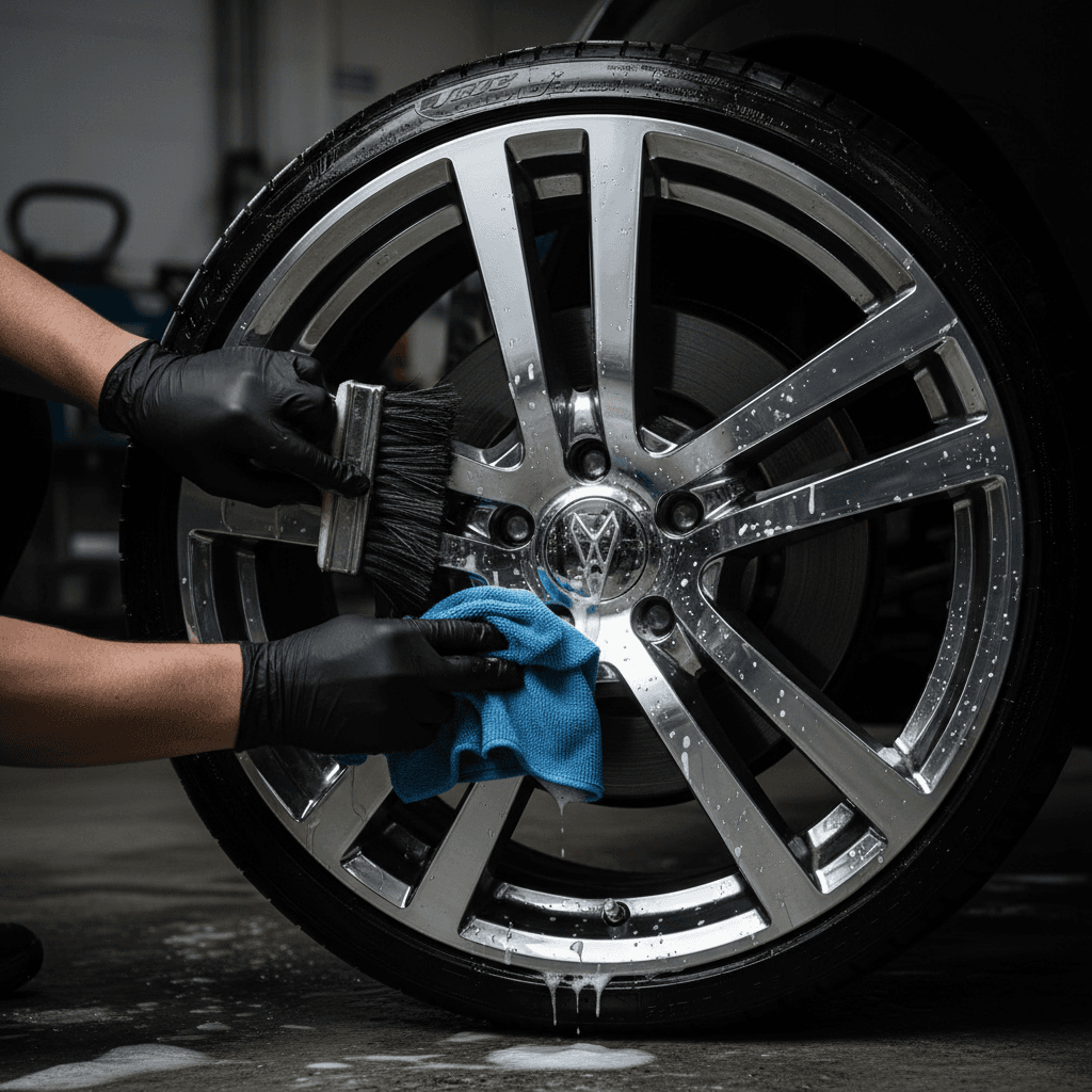 Wheel and tire restoration service